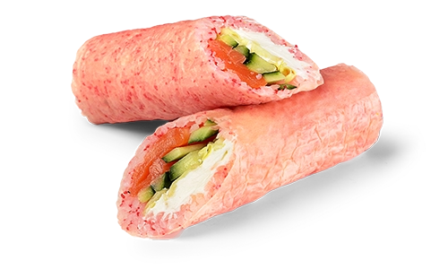Суширрито с лососем
